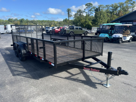 New LM61810 TEXAS TRAILERS 6'10" X 18' LAWN MAINTENANCE TRAILER