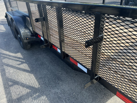 New LM61810 TEXAS TRAILERS 6'10" X 18' LAWN MAINTENANCE TRAILER