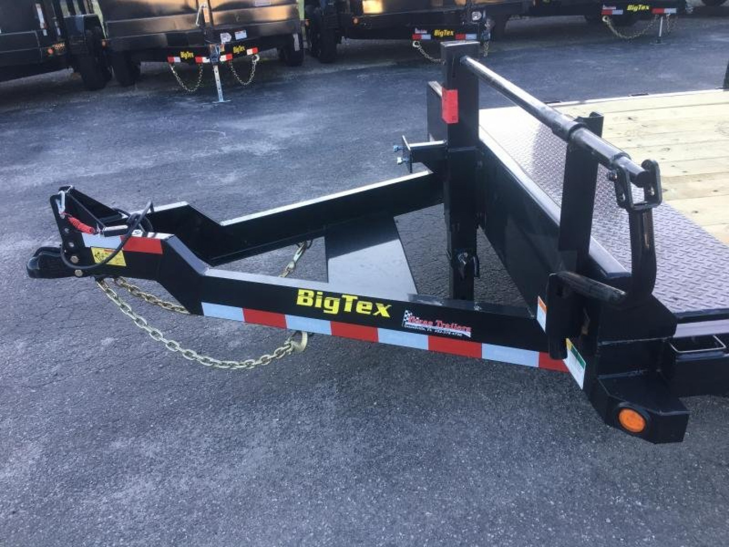 New 14FT-16BK BIG TEX 7' X 16' TANDEM AXLE FULL TILT DECK EQUIPMENT TRAILER