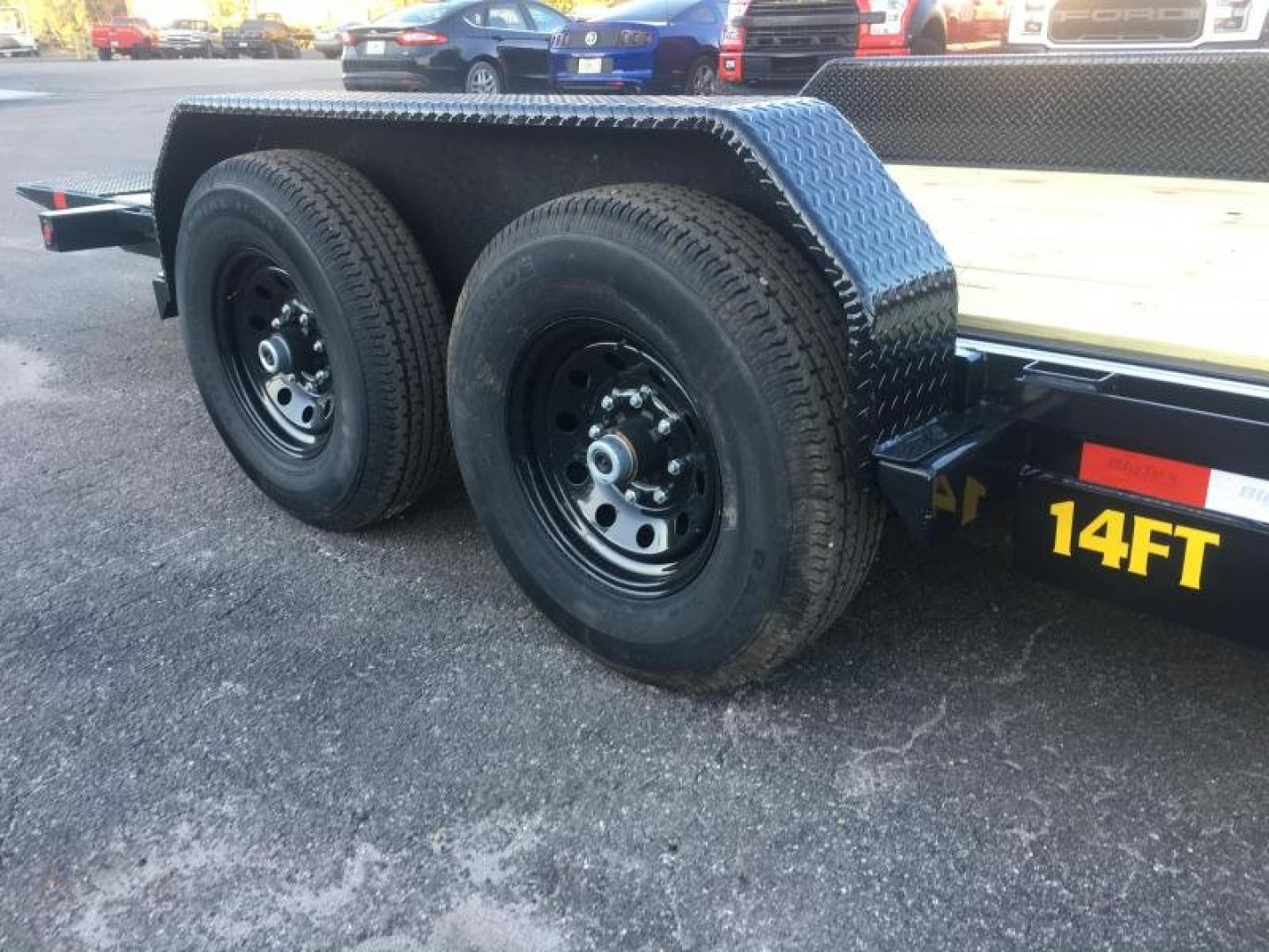 New 14FT-16BK BIG TEX 7' X 16' TANDEM AXLE FULL TILT DECK EQUIPMENT TRAILER
