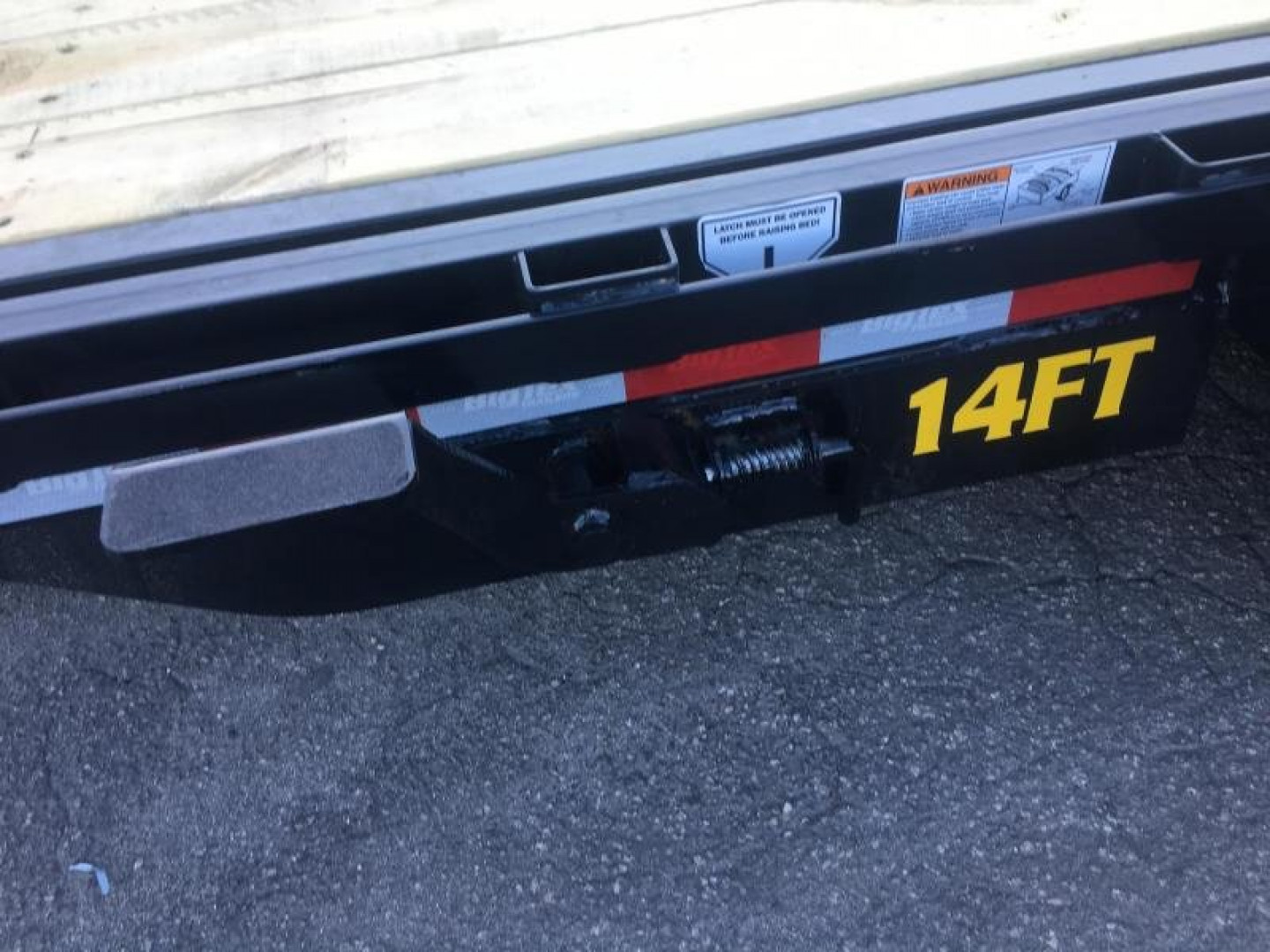 New 14FT-16BK BIG TEX 7' X 16' TANDEM AXLE FULL TILT DECK EQUIPMENT TRAILER