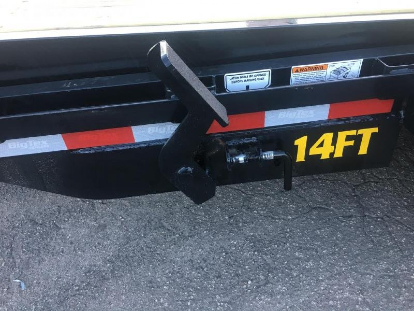 New 14FT-16BK BIG TEX 7' X 16' TANDEM AXLE FULL TILT DECK EQUIPMENT TRAILER
