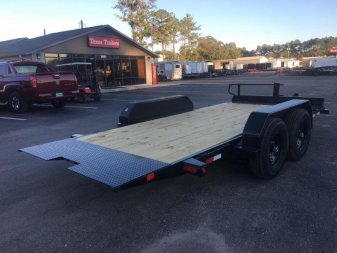 New 14FT-16BK BIG TEX 7' X 16' TANDEM AXLE FULL TILT DECK EQUIPMENT TRAILER