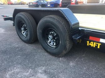 New 14FT-16BK BIG TEX 7' X 16' TANDEM AXLE FULL TILT DECK EQUIPMENT TRAILER