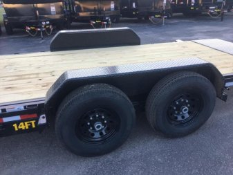 New 14FT-16BK BIG TEX 7' X 16' TANDEM AXLE FULL TILT DECK EQUIPMENT TRAILER