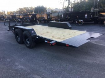 New 14FT-16BK BIG TEX 7' X 16' TANDEM AXLE FULL TILT DECK EQUIPMENT TRAILER
