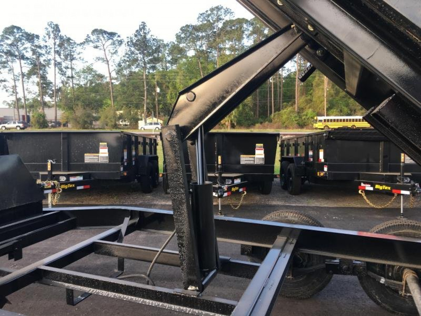 New 14LP-14 BIG TEX 7' X 14' DUMP TRAILER W/ TARP & COMBO REAR GATE W/ 6' SLIDE IN RAMPS