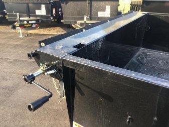 New 14LP-14 BIG TEX 7' X 14' DUMP TRAILER W/ TARP & COMBO REAR GATE W/ 6' SLIDE IN RAMPS