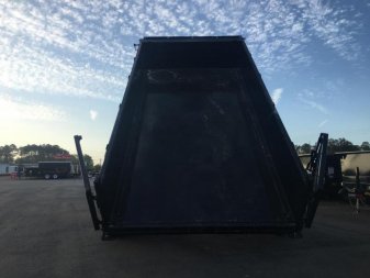 New 14LP-14 BIG TEX 7' X 14' DUMP TRAILER W/ TARP & COMBO REAR GATE W/ 6' SLIDE IN RAMPS