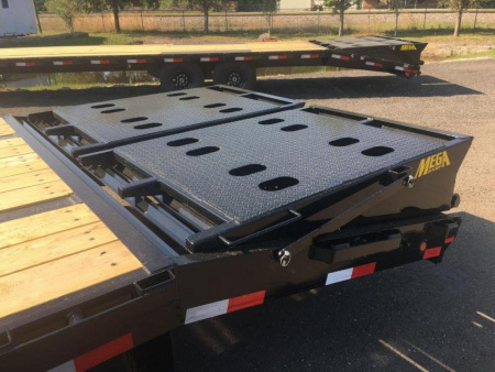 New 25PH-20BK+5MR BIG TEX 8.5' X 25' FLATBED TRAILER W/ MEGA RAMPS & UPGRADED TIRES