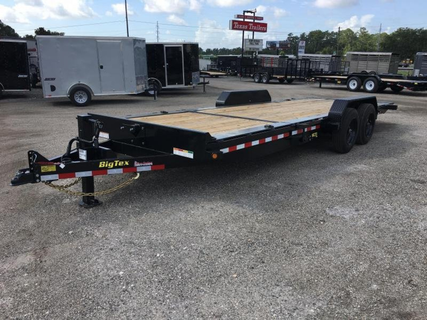 New 16TL-20BK BIG TEX 7' X 20' EQUIPMENT TRAILER