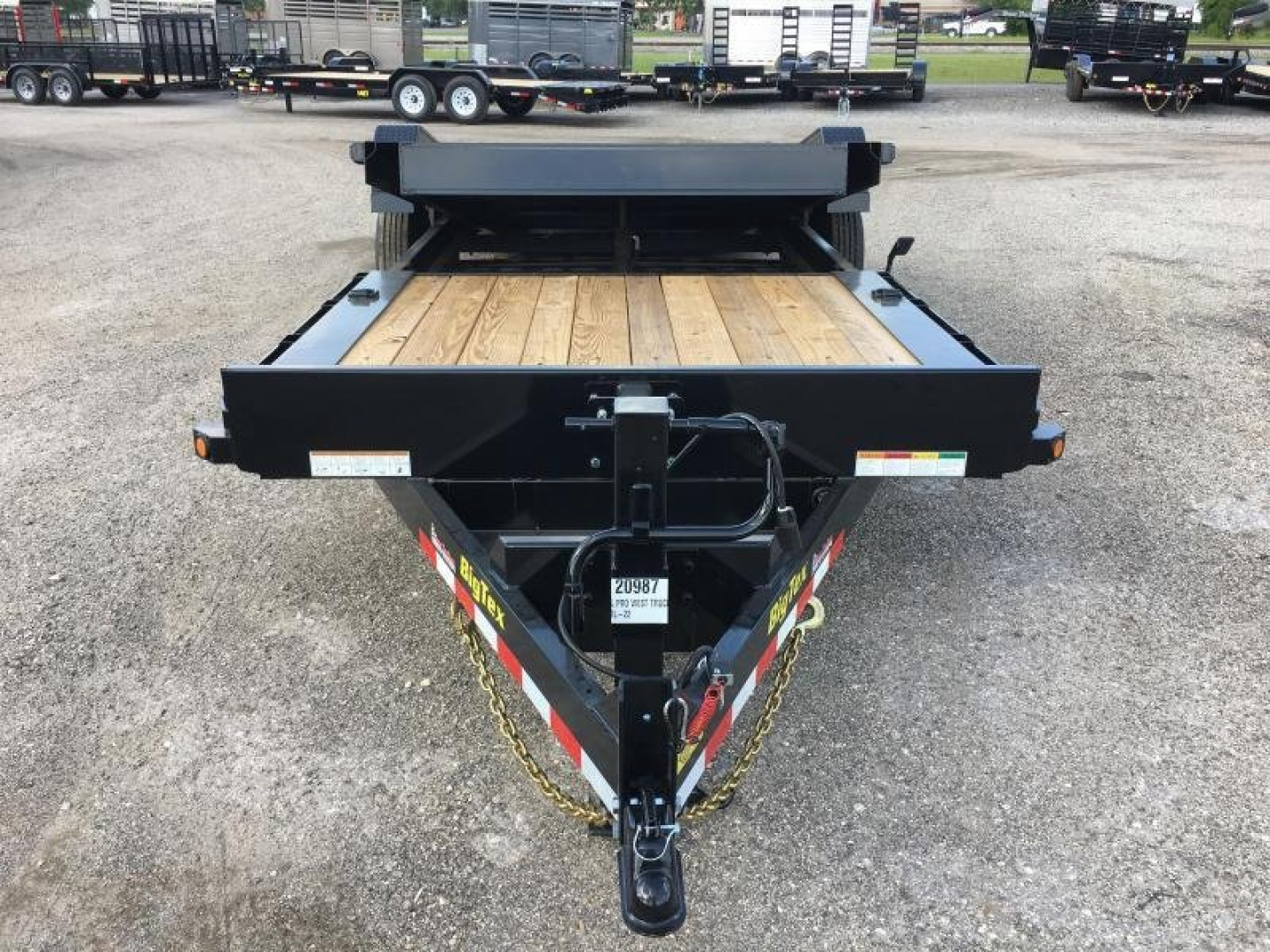 New 16TL-20BK BIG TEX 7' X 20' EQUIPMENT TRAILER