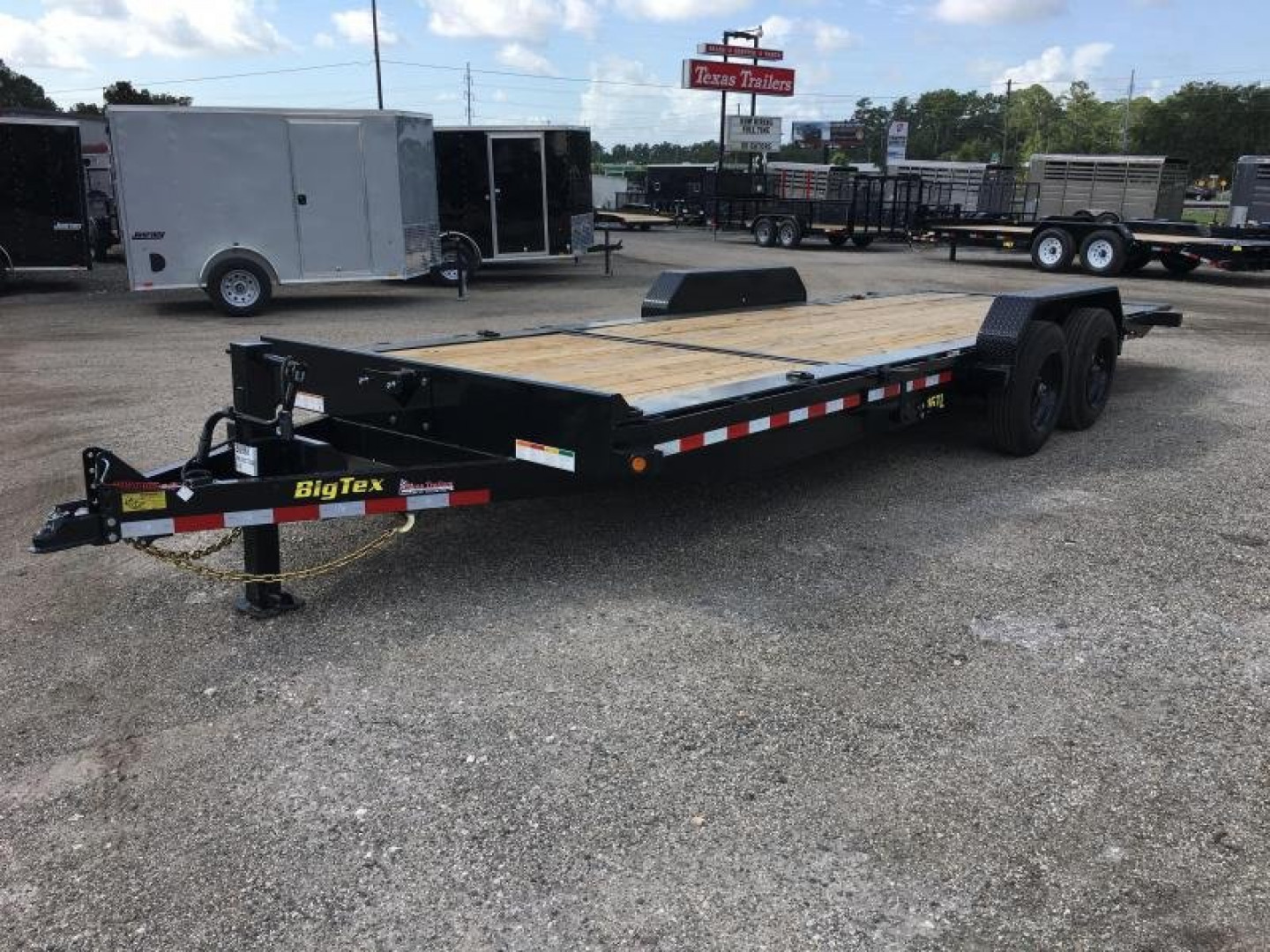 New 16TL-22BK BIG TEX 7' X 22' TILT DECK / EQUIPMENT TRAILER