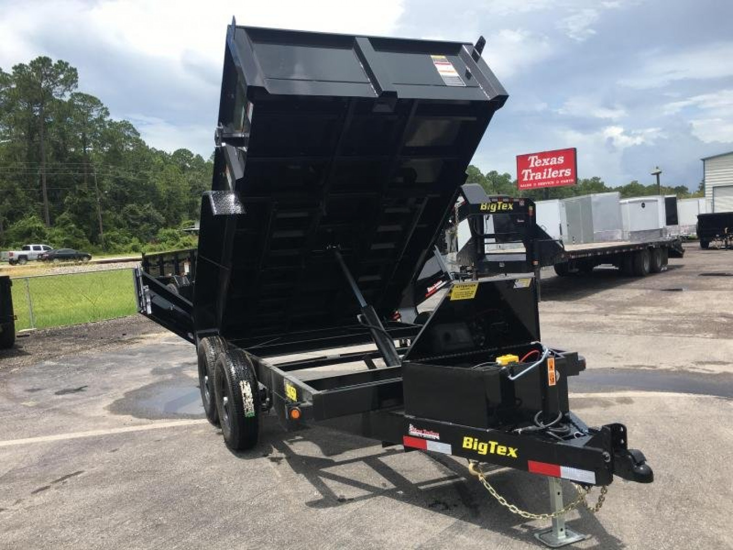 New 90SR-10BK7SIR BIG TEX 6' X 10' DUMP TRAILER W/ DOUBLE REAR DOORS