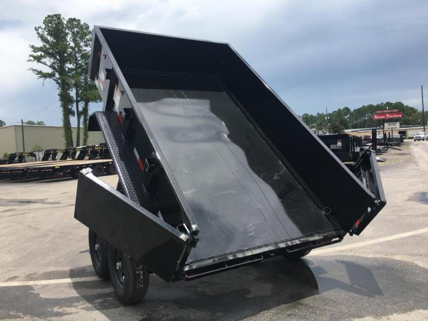 New 90SR-10BK7SIR BIG TEX 6' X 10' DUMP TRAILER W/ DOUBLE REAR DOORS