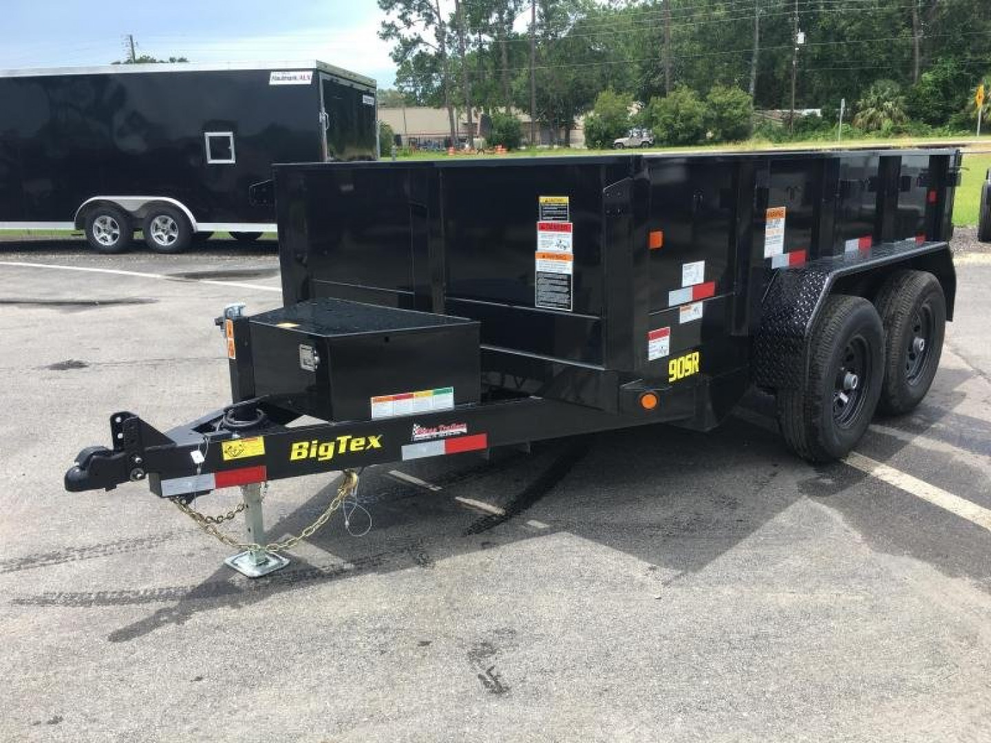 New 90SR-10BK7SIR BIG TEX 6' X 10' DUMP TRAILER W/ DOUBLE REAR DOORS