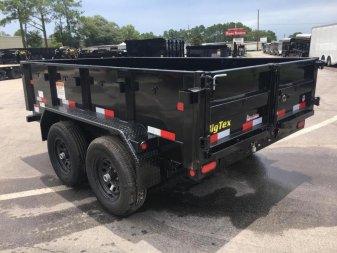 New 90SR-10BK7SIR BIG TEX 6' X 10' DUMP TRAILER W/ DOUBLE REAR DOORS