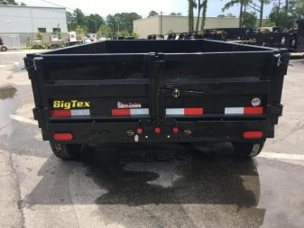 New 90SR-10BK7SIR BIG TEX 6' X 10' DUMP TRAILER W/ DOUBLE REAR DOORS