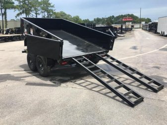 New 90SR-10BK7SIR BIG TEX 6' X 10' DUMP TRAILER W/ DOUBLE REAR DOORS