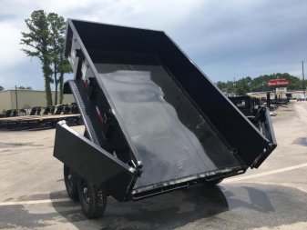 New 90SR-10BK7SIR BIG TEX 6' X 10' DUMP TRAILER W/ DOUBLE REAR DOORS