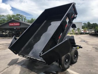 New 90SR-10BK7SIR BIG TEX 6' X 10' DUMP TRAILER W/ DOUBLE REAR DOORS