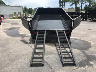New 90SR-10BK7SIR BIG TEX 6' X 10' DUMP TRAILER W/ DOUBLE REAR DOORS