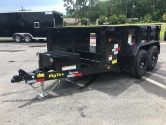 New 90SR-10BK7SIR BIG TEX 6' X 10' DUMP TRAILER W/ DOUBLE REAR DOORS