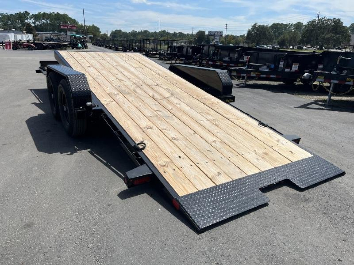 New 14TL-22BK BIG TEX 7' X 22' TILT DECK / EQUIPMENT TRAILER