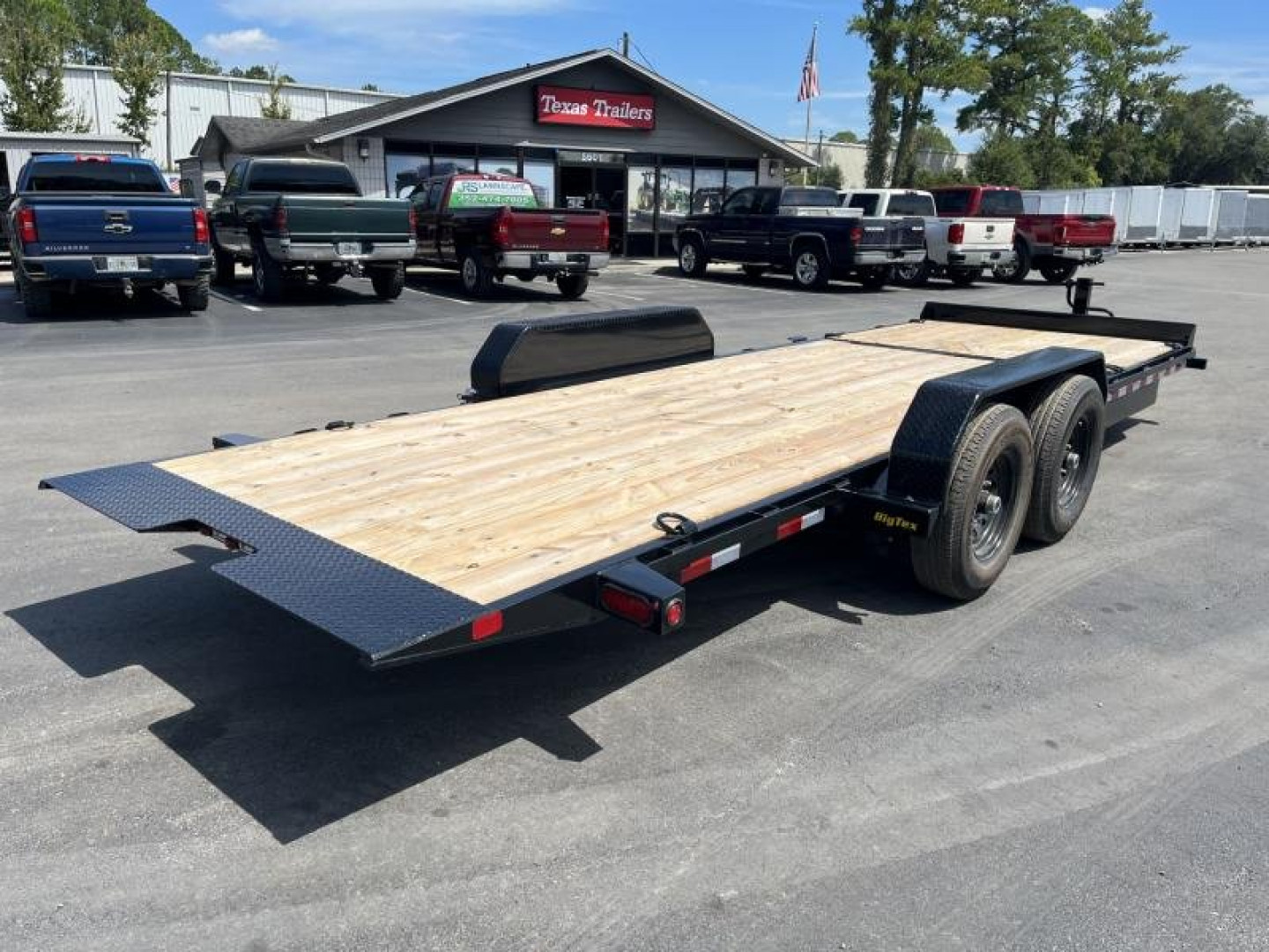 New 14TL-22BK BIG TEX 7' X 22' TILT DECK / EQUIPMENT TRAILER