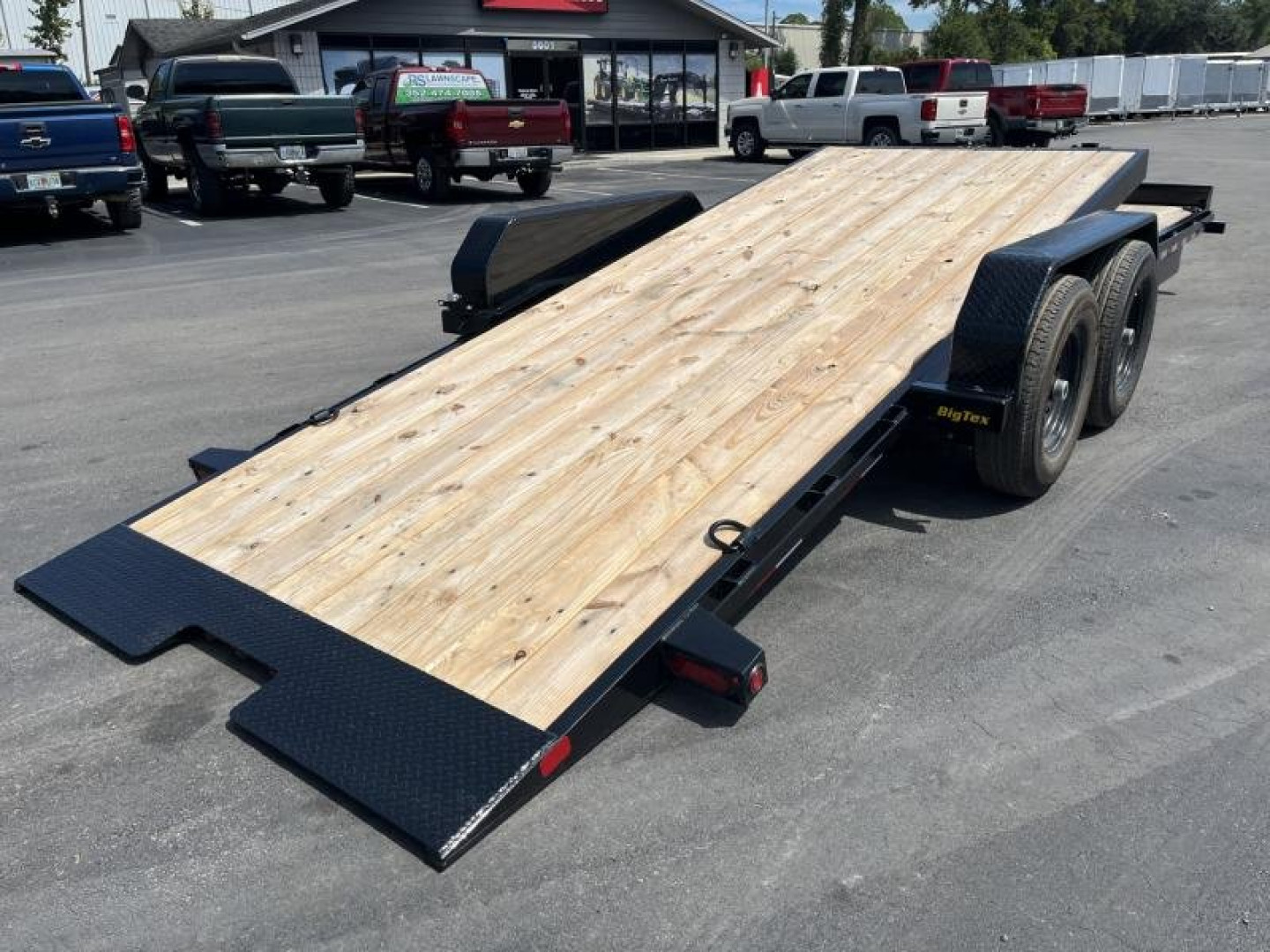 New 14TL-22BK BIG TEX 7' X 22' TILT DECK / EQUIPMENT TRAILER