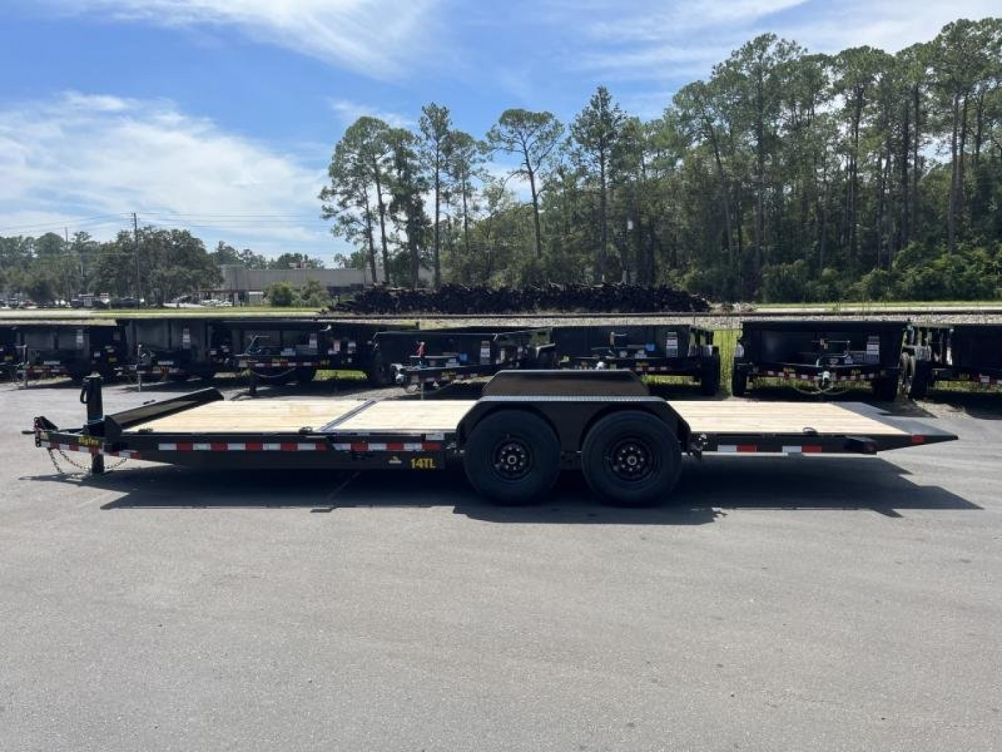 New 14TL-22BK BIG TEX 7' X 22' TILT DECK / EQUIPMENT TRAILER