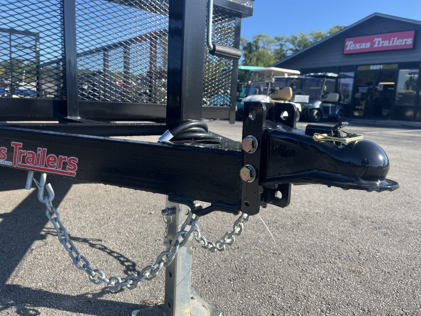 New LM61810U TEXAS TRAILERS 6'10" X 18' LAWN MAINTENANCE TRAILER W/ CUSTOM OPTIONS