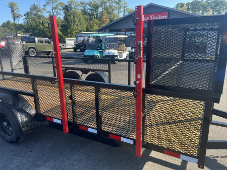 New LM61810U TEXAS TRAILERS 6'10" X 18' LAWN MAINTENANCE TRAILER W/ CUSTOM OPTIONS