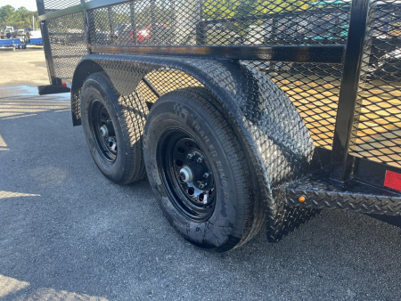 New LM61810U TEXAS TRAILERS 6'10" X 18' LAWN MAINTENANCE TRAILER W/ CUSTOM OPTIONS