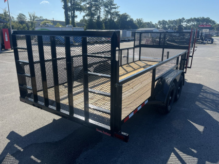 New LM61810U TEXAS TRAILERS 6'10" X 18' LAWN MAINTENANCE TRAILER W/ CUSTOM OPTIONS