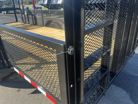 New LM61810U TEXAS TRAILERS 6'10" X 18' LAWN MAINTENANCE TRAILER W/ CUSTOM OPTIONS