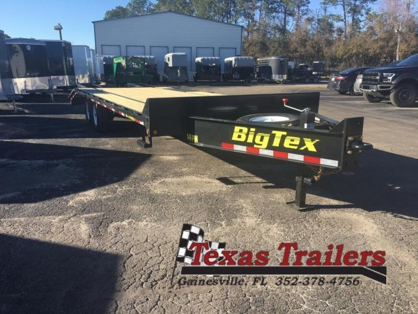 New 14PH-20BK+5 BIG TEX 8.5' X 25' FLATBED TRAILER