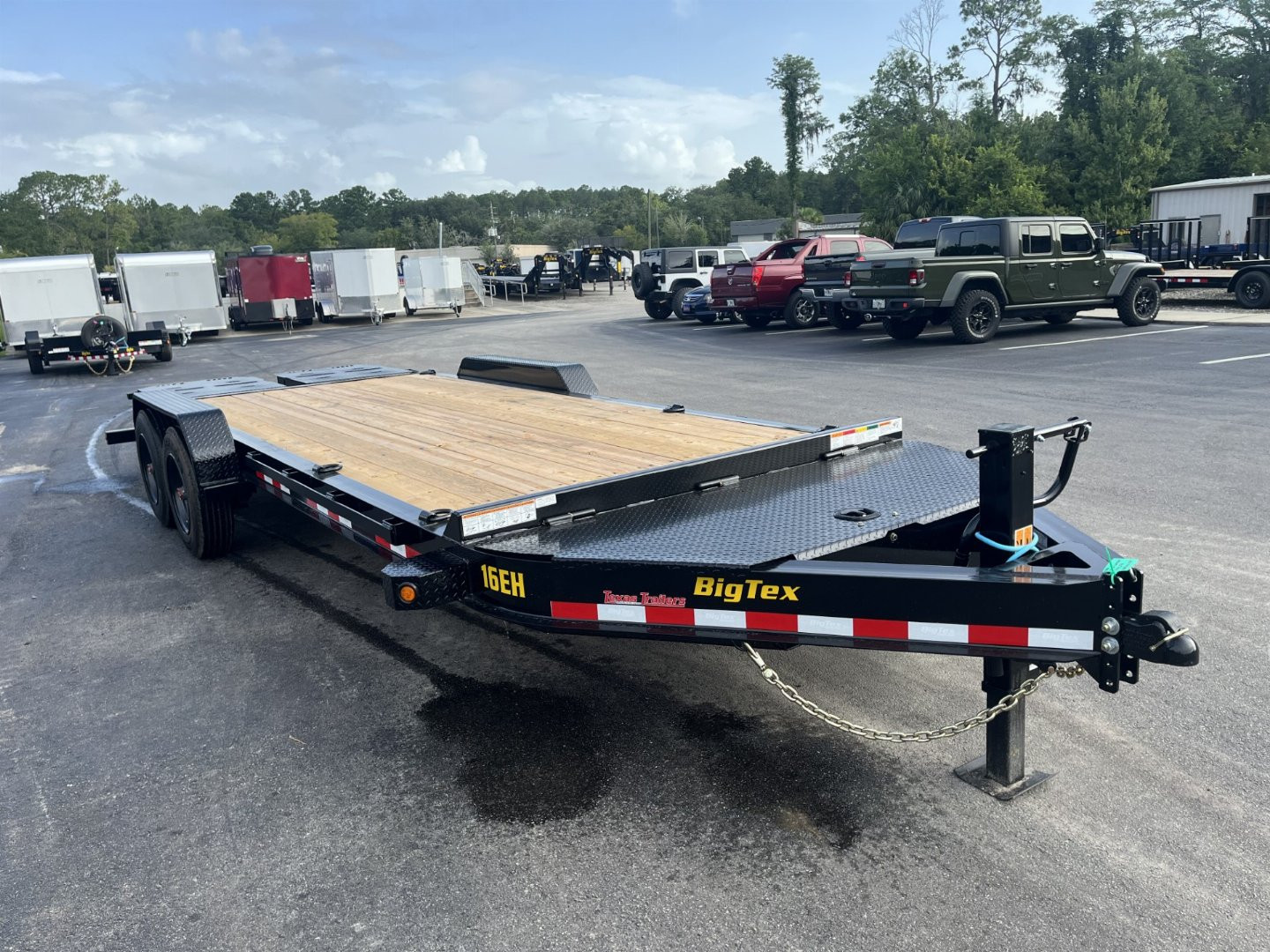 New 16EH-20D3A-MRBK BIG TEX 7' X 20' EQUIPMENT TRAILER