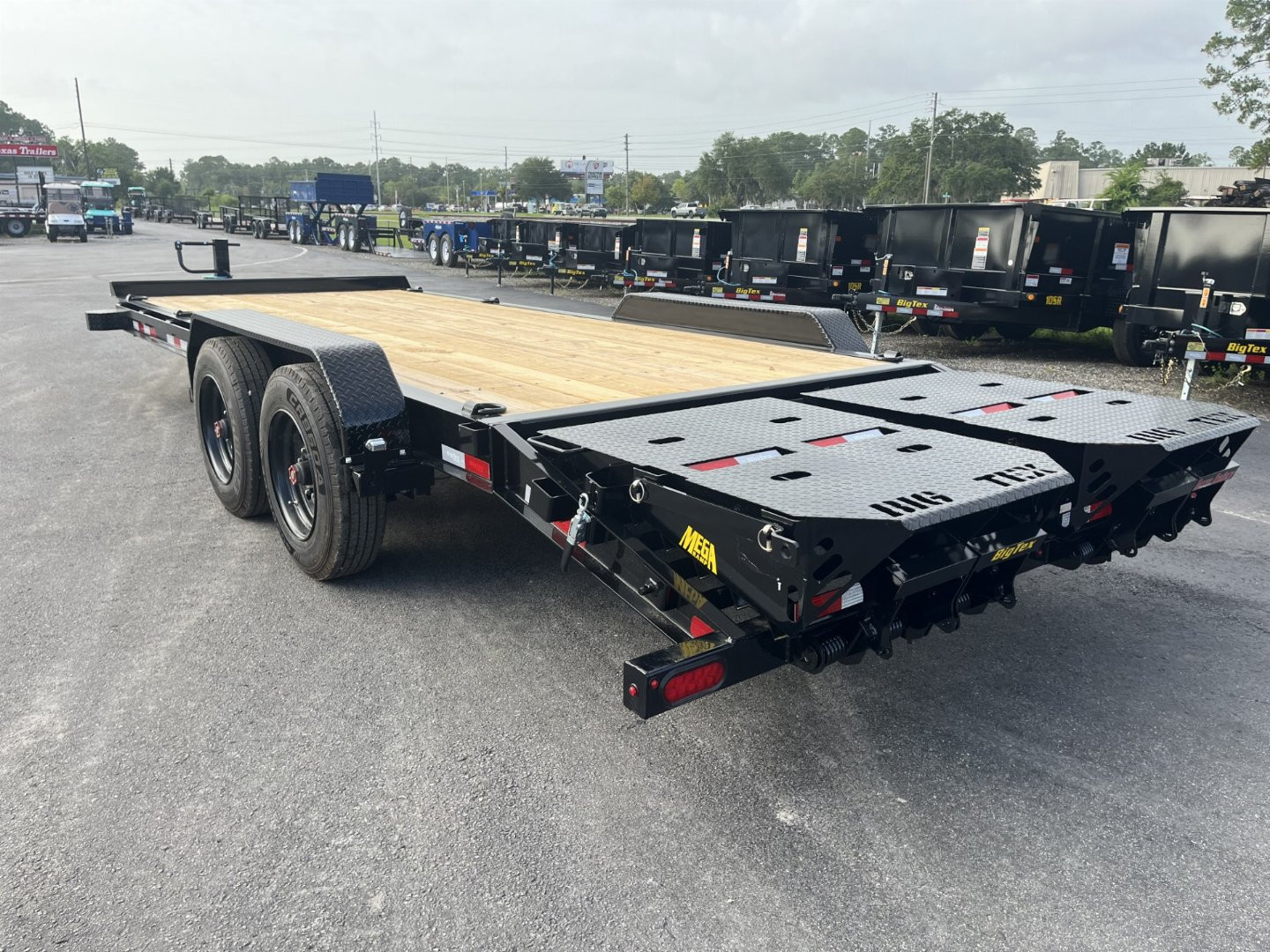 New 16EH-20D3A-MRBK BIG TEX 7' X 20' EQUIPMENT TRAILER