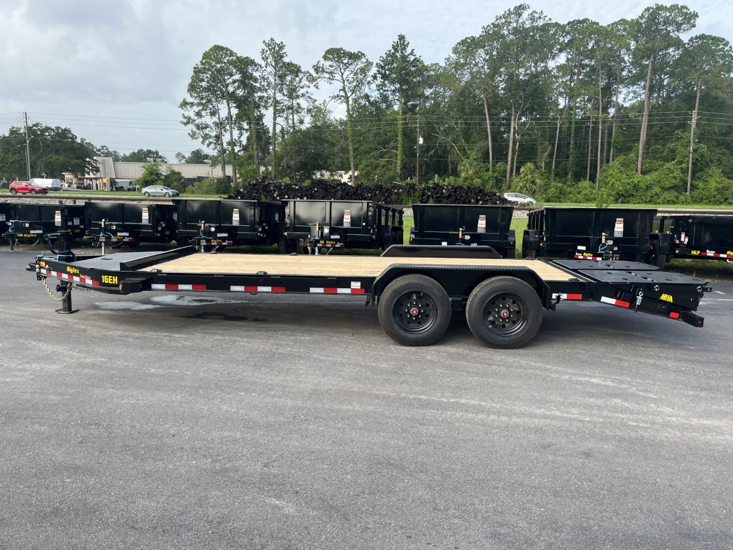 New 16EH-20D3A-MRBK BIG TEX 7' X 20' EQUIPMENT TRAILER