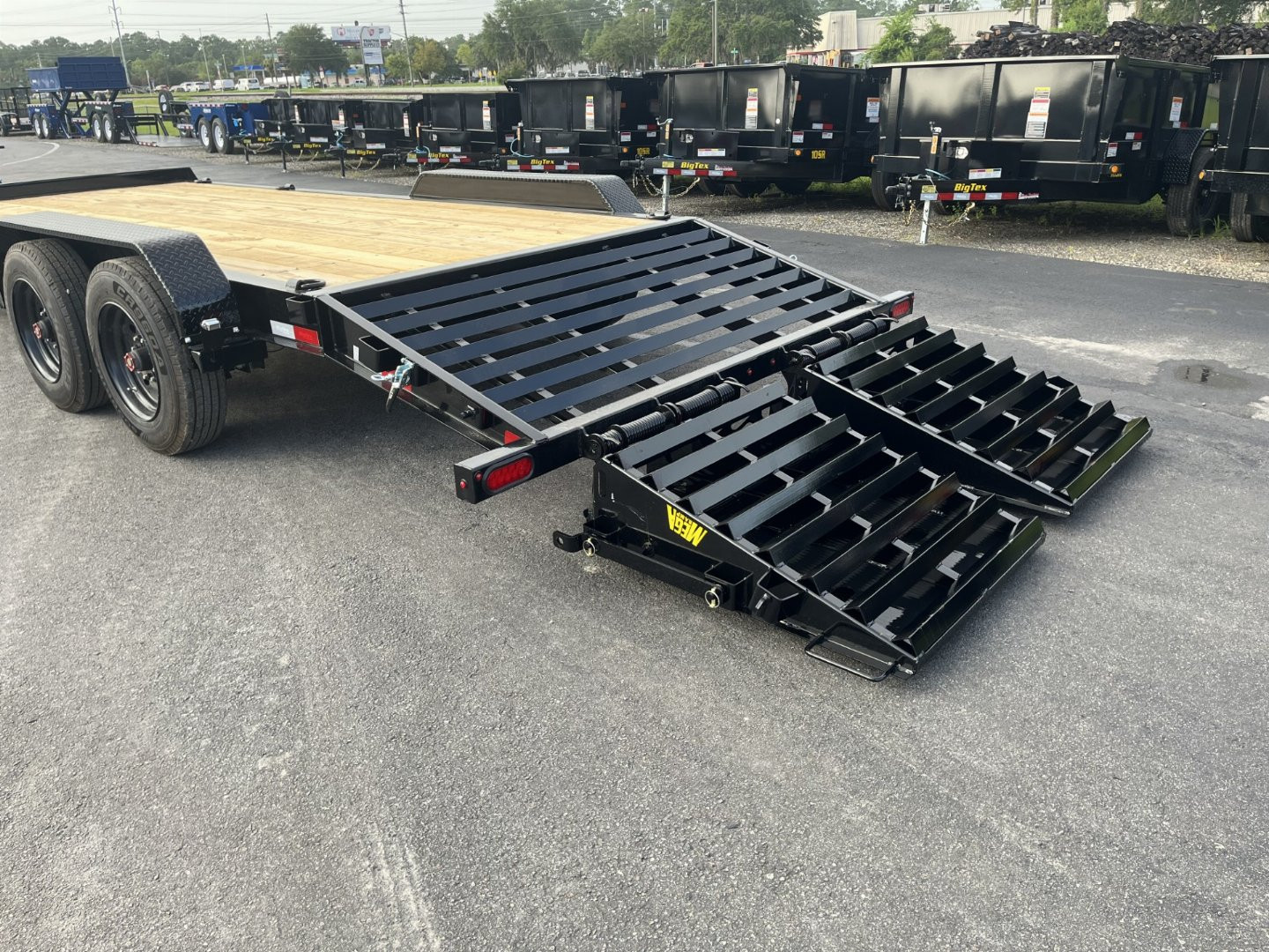 New 16EH-20D3A-MRBK BIG TEX 7' X 20' EQUIPMENT TRAILER