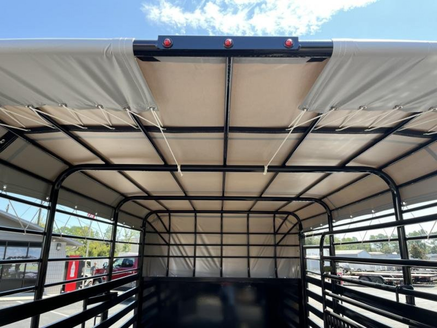 New ST1270B TEXAS TRAILERS 12' BUMPER PULL STOCK TRAILER