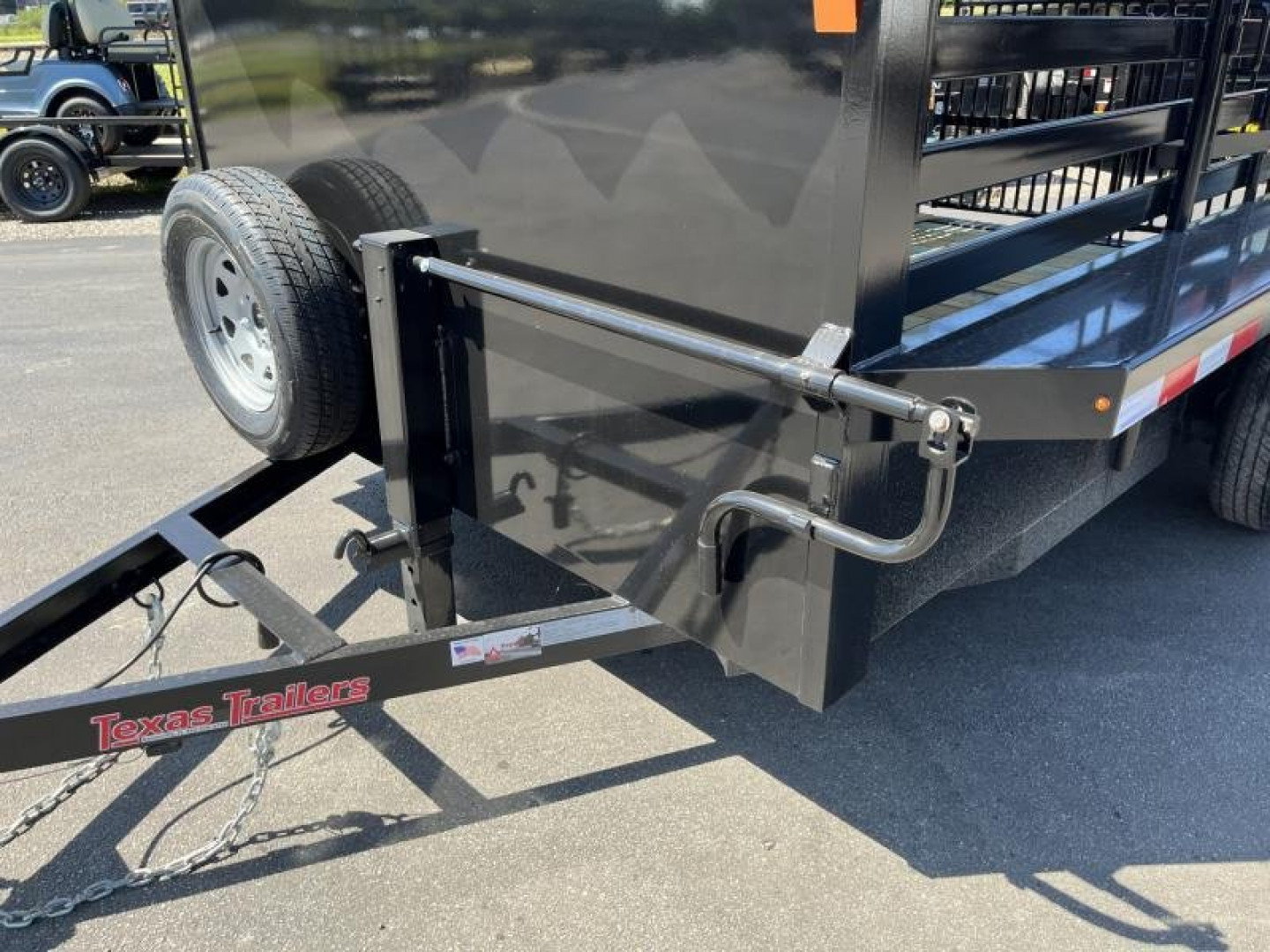 New ST1270B TEXAS TRAILERS 12' BUMPER PULL STOCK TRAILER