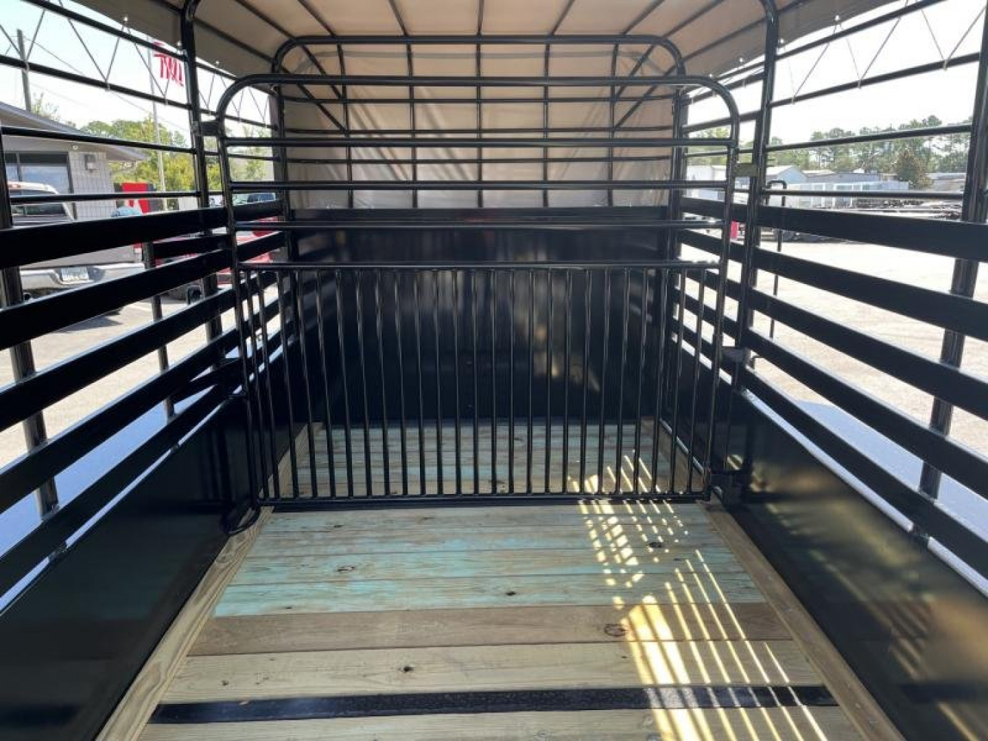 New ST1270B TEXAS TRAILERS 12' BUMPER PULL STOCK TRAILER