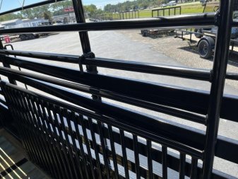 New ST1270B TEXAS TRAILERS 12' BUMPER PULL STOCK TRAILER