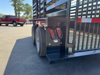 New ST1270B TEXAS TRAILERS 12' BUMPER PULL STOCK TRAILER
