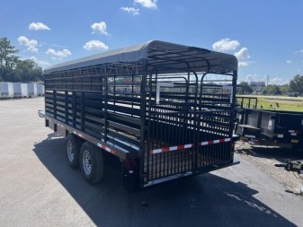 New ST2012G TEXAS TRAILERS 20' GOOSENECK STOCK TRAILER