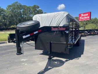 New ST2012G TEXAS TRAILERS 20' GOOSENECK STOCK TRAILER