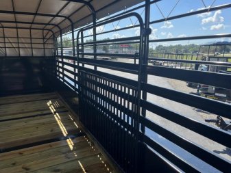 New ST2012G TEXAS TRAILERS 20' GOOSENECK STOCK TRAILER