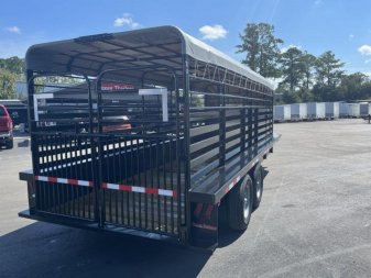 New ST2012G TEXAS TRAILERS 20' GOOSENECK STOCK TRAILER